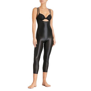 NWOT Spanx Suit Your Fancy Open-Bust Full Body Catsuit Black Sz 1X Slimming